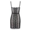 Vestido Sexy Lace Spaghetti Strap Mini Club Dress - Image 3