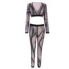 Vestidos Sequins Tops and Pant Two Pieces Evening Party Set - Image 3