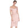 Vestidos Sexy Off the Shoulder Bodycon Mini Celebrity Party Dress - Image 3