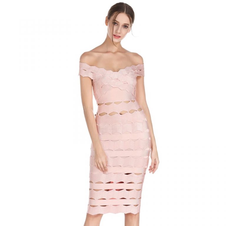 Vestidos Sexy Off the Shoulder Bodycon Mini Celebrity Party Dress - Image 3