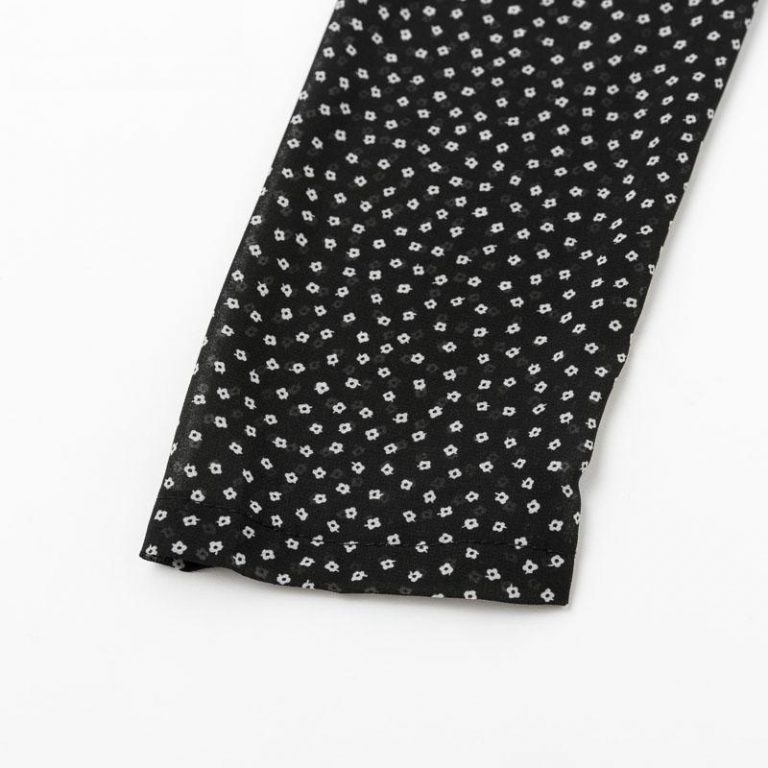 Vintage Wrap Fashion Polka Dot Chiffon Larger Dress - Image 10