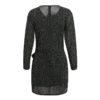Vintage Wrap Fashion Polka Dot Chiffon Larger Dress - Image 7