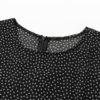 Vintage Wrap Fashion Polka Dot Chiffon Larger Dress - Image 8