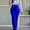 Women's Pants High Waisted Straight Leg Long Pants - Image 2