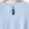Woman Three Quarter Length Sleeve Plaid Blouse - Image 3