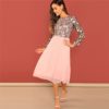 Women A-Line Long Elegant Dresses
