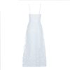 Women Bandage Lace Sleeveless Spaghetti Strap Party Dress - Image 3