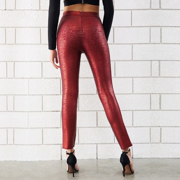 Women Bandage Sexy Skinny  Club Pencil Pants - Image 6