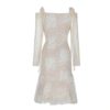 Women Bodycon Lace Sexy Long Sleeve Mermaid Evening Party  Celebrity Dress - Image 6