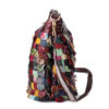 Women Bohemian Floral Genuine Leather Handbags Bright Crossbody Bags - Image 3