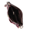 Women Bohemian Floral Genuine Leather Handbags Bright Crossbody Bags - Image 6