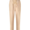 Women Casual Pants Lace Up High Waist Khaki Tapered Leg Pants - Image 4