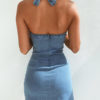Women Denim Halter Dress - Image 4