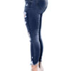 Women Denim Jeans Distressed High Waist Ripped Jeans - Image 4