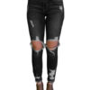 Women Denim Jeans Distressed Skinny Ripped Jeans