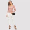 Women Elegant Slim Fit Tops and Blouses - Image 5
