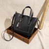 Women Faux Leather Solid Tassel Handbag Vintage Leisure Crossbody Bag - Image 14