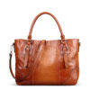Women Genuine Leather Brush Vintage Tote Bag Handbag Crossbody Bag