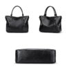 Women Genuine Leather Brush Vintage Tote Bag Handbag Crossbody Bag - Image 11