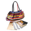 Women Genuine Leather Floral Crossbody Bag Large Capacity Vintage Handbag - Image 6