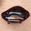 Women Genuine Leather Vintage Oil Wax Handbag Solid Leisure Shoulder Bag - Image 11