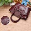 Women Genuine Leather Vintage Oil Wax Handbag Solid Leisure Shoulder Bag - Image 8