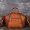 Women Genuine Leather Vintage Totem Designer Handbag Shoulder Bag - Image 4