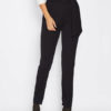 Women High Waisted Pants Solid Color Tapered Trousers - Image 5