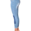 Women Jeans Two Tone Skinny Denim Pants - Image 2