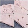 Women Long Sleeve Studded Button Bodycon Celebrity party Dress - Image 6