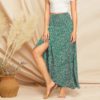 Women Morden Lady Elegant Mid Waist Bottoms