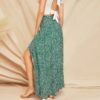 Women Morden Lady Elegant Mid Waist Bottoms - Image 2