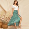 Women Morden Lady Elegant Mid Waist Bottoms - Image 4