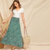 Women Morden Lady Elegant Mid Waist Bottoms - Image 5