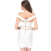 Women Off Shoulder Cut Out Elegant Bodycon Party Dress - Image 5