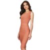 Women One Shoulder Sexy Sleeveless Bodycon Club Dress - Image 3
