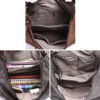 Women PU Leather Handbag Crossbody Shoulder Tote Bag - Image 4