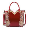 Women Patent Leather Handbag Large Capacity Sequin Casual Crossbody Bag - Image 10