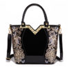 Women Patent Leather Handbag Large Capacity Sequin Casual Crossbody Bag - Image 15