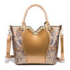 Women Patent Leather Handbag Large Capacity Sequin Casual Crossbody Bag - Image 16