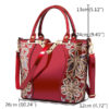 Women Patent Leather Handbag Large Capacity Sequin Casual Crossbody Bag - Image 6