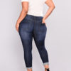 Women Plus Sized Distressed Jeans - Image 3
