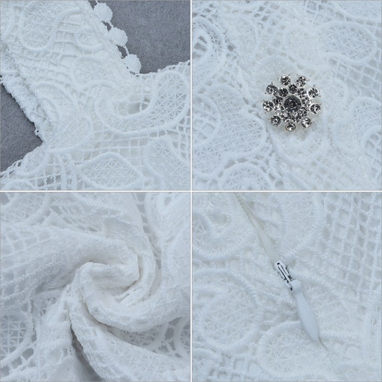 Women Sexy Spaghetti Strap Lace Club Mermaid Dress - Image 3