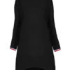 Women Shift Round Neck Long Sleeve Mini Dress - Image 3