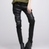 Women Skinny Pants With Zipper - Image 5