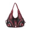 Women Soft Leather Durable Metal Handbag Crossbody Bag - Image 13