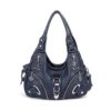 Women Soft Leather Durable Metal Handbag Crossbody Bag - Image 15