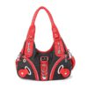 Women Soft Leather Durable Metal Handbag Crossbody Bag - Image 7