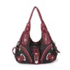 Women Soft Leather Durable Metal Handbag Crossbody Bag - Image 8