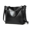 Women Vintage Leather Handbags Retro Shoulder Bag Tote Bag - Image 15